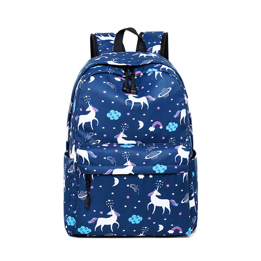 Primary Cartoon Unicorn Thermal Insulated Lunch Pencil Elementary School Students' Schoolbags