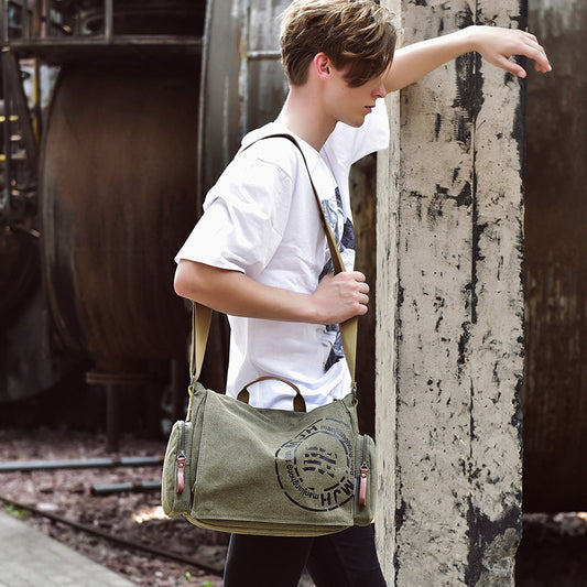 Men's Versatile Canvas Multifunctional Business Computer Bags