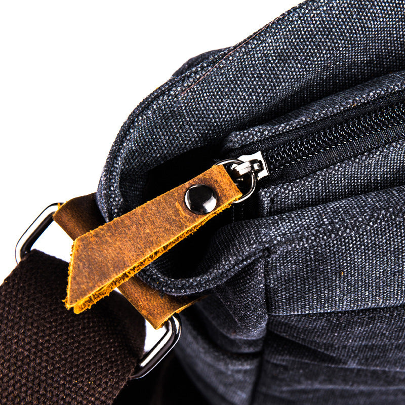 Popular Source Canvas Portable Unisex Computer Men's Shoulder Bags