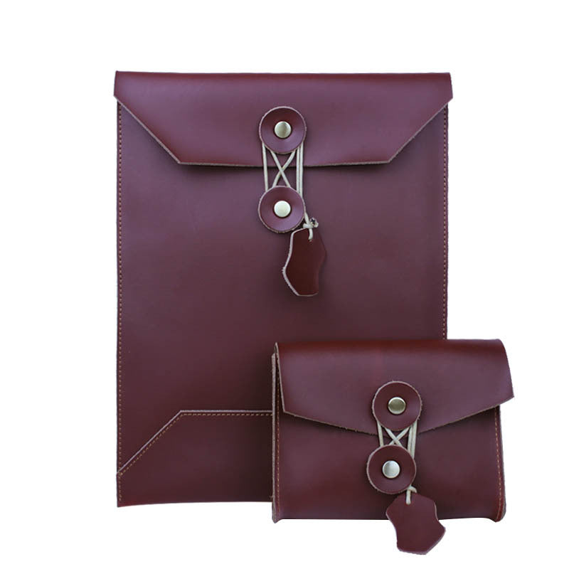 Genuine Leather Notebook For Sleeve Business Bags