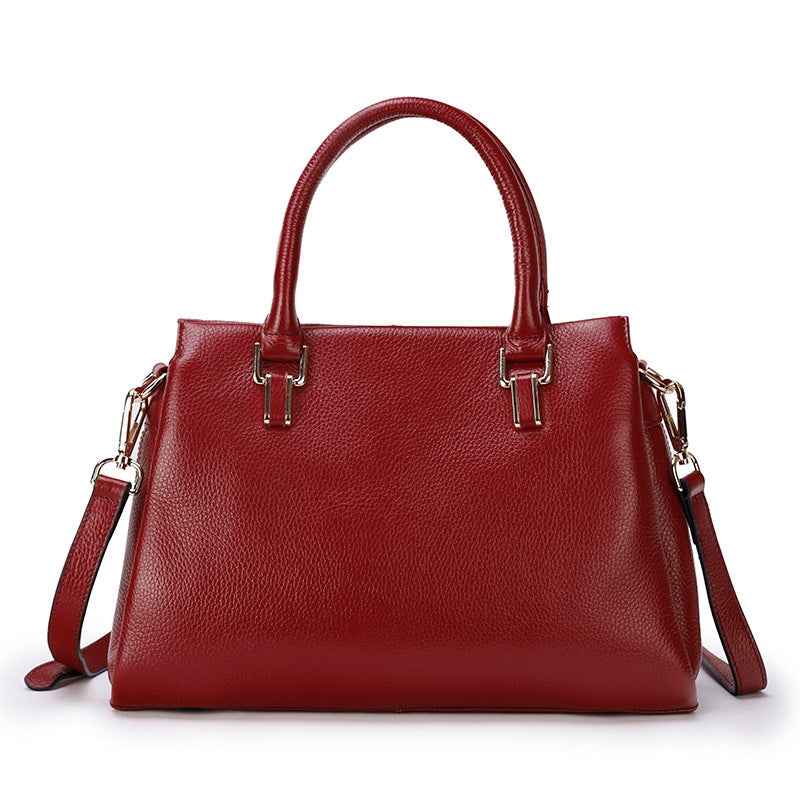 Women's Genuine Leather High-grade Light Luxury Commuter Shoulder Bags