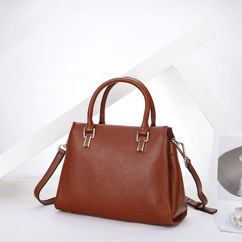 Women's Genuine Leather High-grade Light Luxury Commuter Shoulder Bags