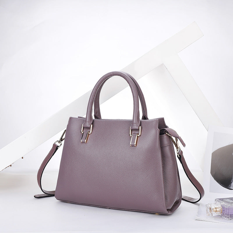 Women's Genuine Leather High-grade Light Luxury Commuter Shoulder Bags