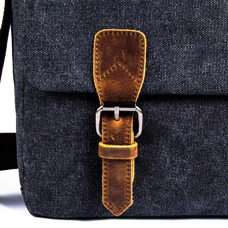 Popular Source Canvas Portable Unisex Computer Men's Shoulder Bags