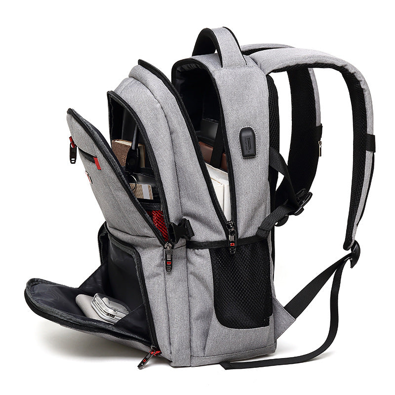 Waterproof Oxford Cloth Business Computer Charging Backpacks