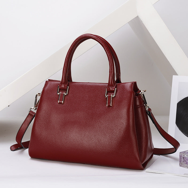 Women's Genuine Leather High-grade Light Luxury Commuter Shoulder Bags