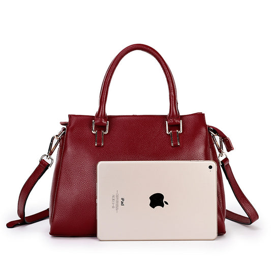 Women's Genuine Leather High-grade Light Luxury Commuter Shoulder Bags