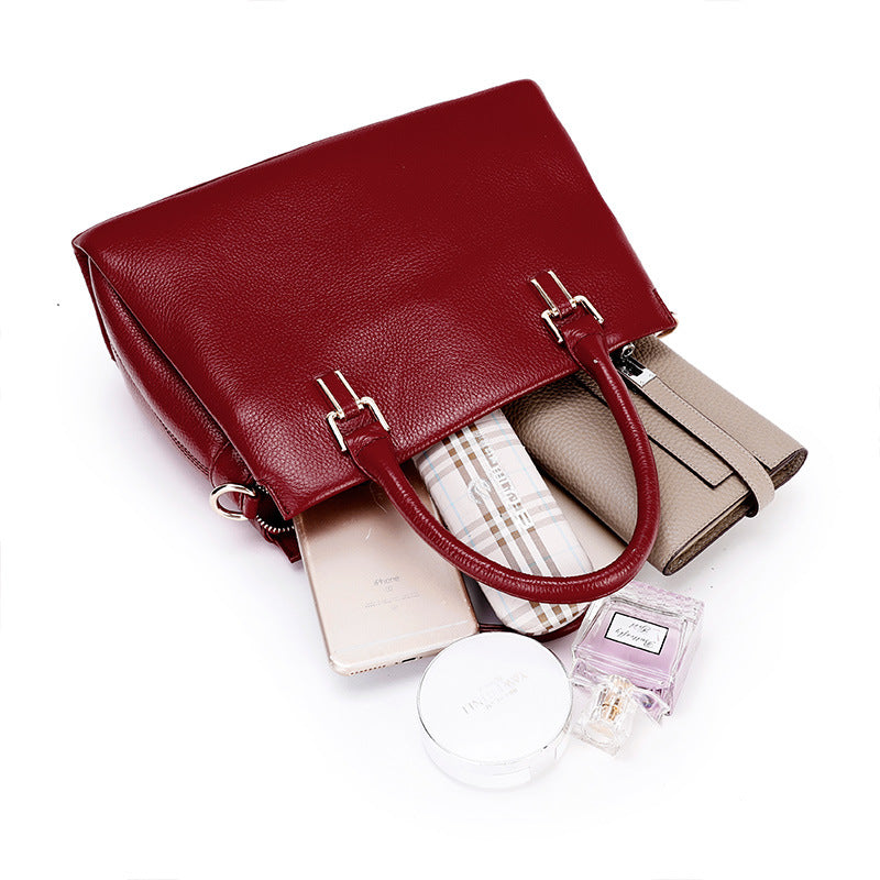Women's Genuine Leather High-grade Light Luxury Commuter Shoulder Bags