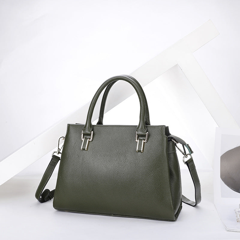 Women's Genuine Leather High-grade Light Luxury Commuter Shoulder Bags