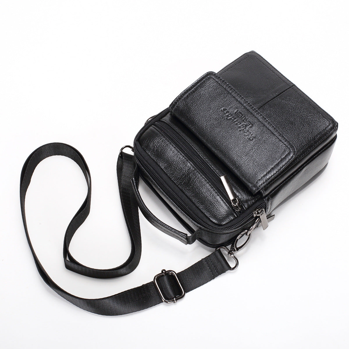 Men's Slouchy New Versatile Leather Cowhide Men's Shoulder Bags