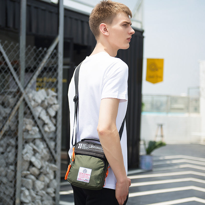 Men's Trendy Fashion Vertical Waterproof Nylon Men's Messenger Bags