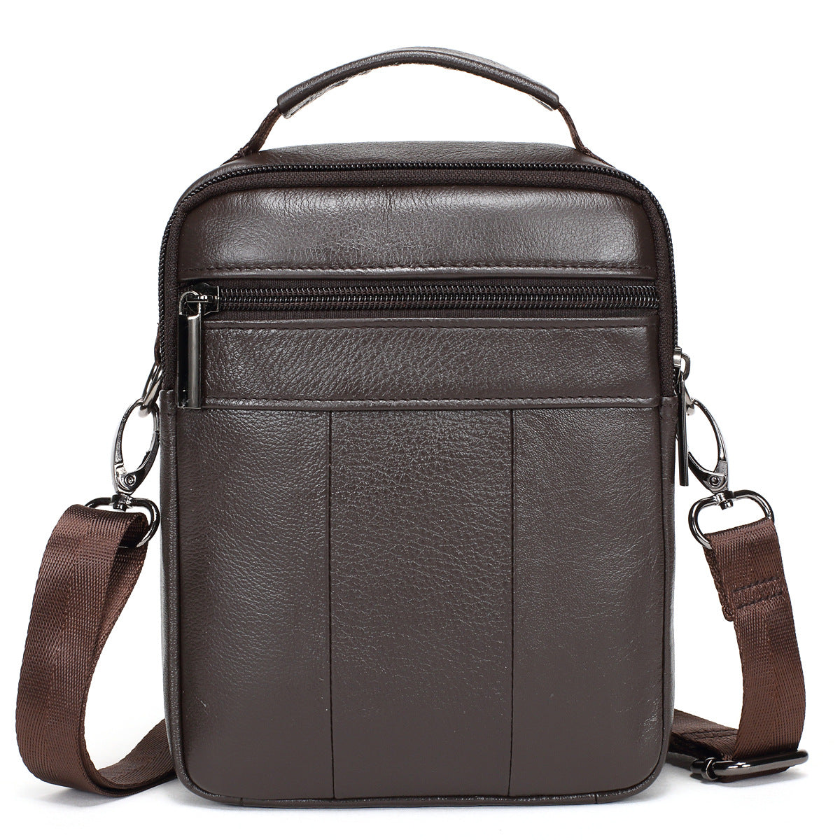Men's Slouchy New Versatile Leather Cowhide Men's Shoulder Bags