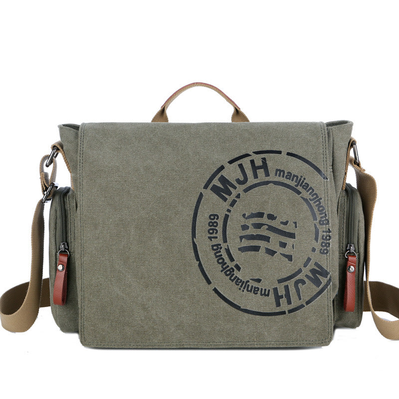 Men's Versatile Canvas Multifunctional Business Computer Bags