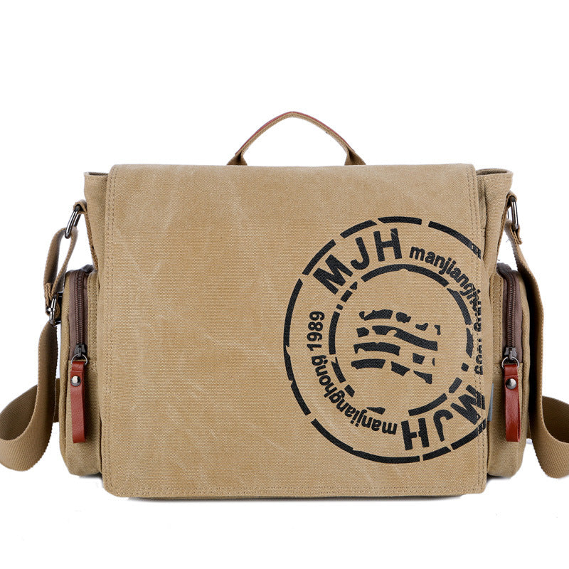 Men's Versatile Canvas Multifunctional Business Computer Bags