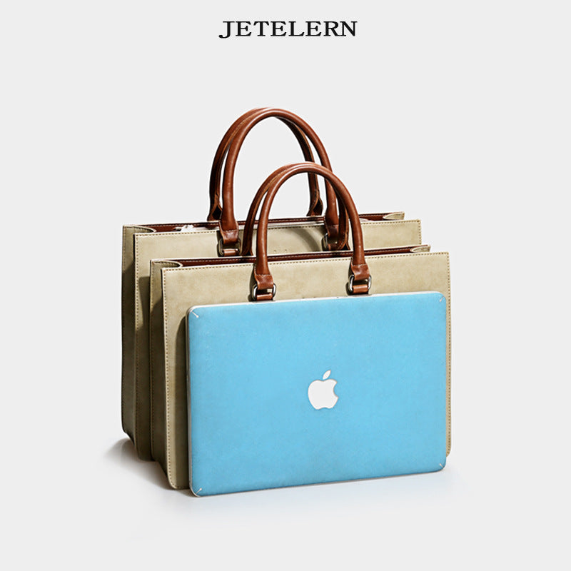 Women's Fashion Business Retro Commuter Horizontal Handbags