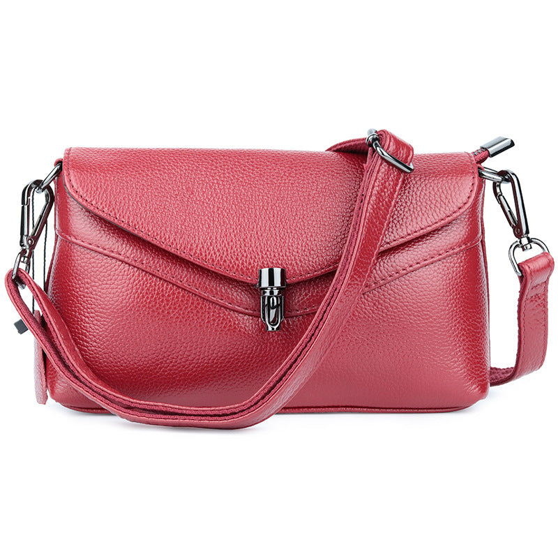 Women's Top Layer Cattlehide Leather Fashion Head Shoulder Bags