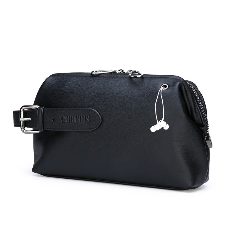 Men's Clutch Large Capacity Business Trendy Soft Men's Handbags