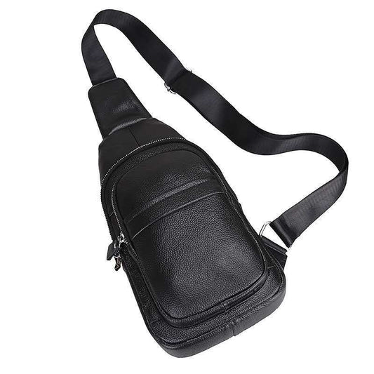 Men's Trendy Genuine Leather Korean Style First Men's Shoulder Bags