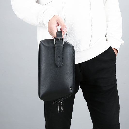 Men's Clutch Large Capacity Business Trendy Soft Men's Handbags