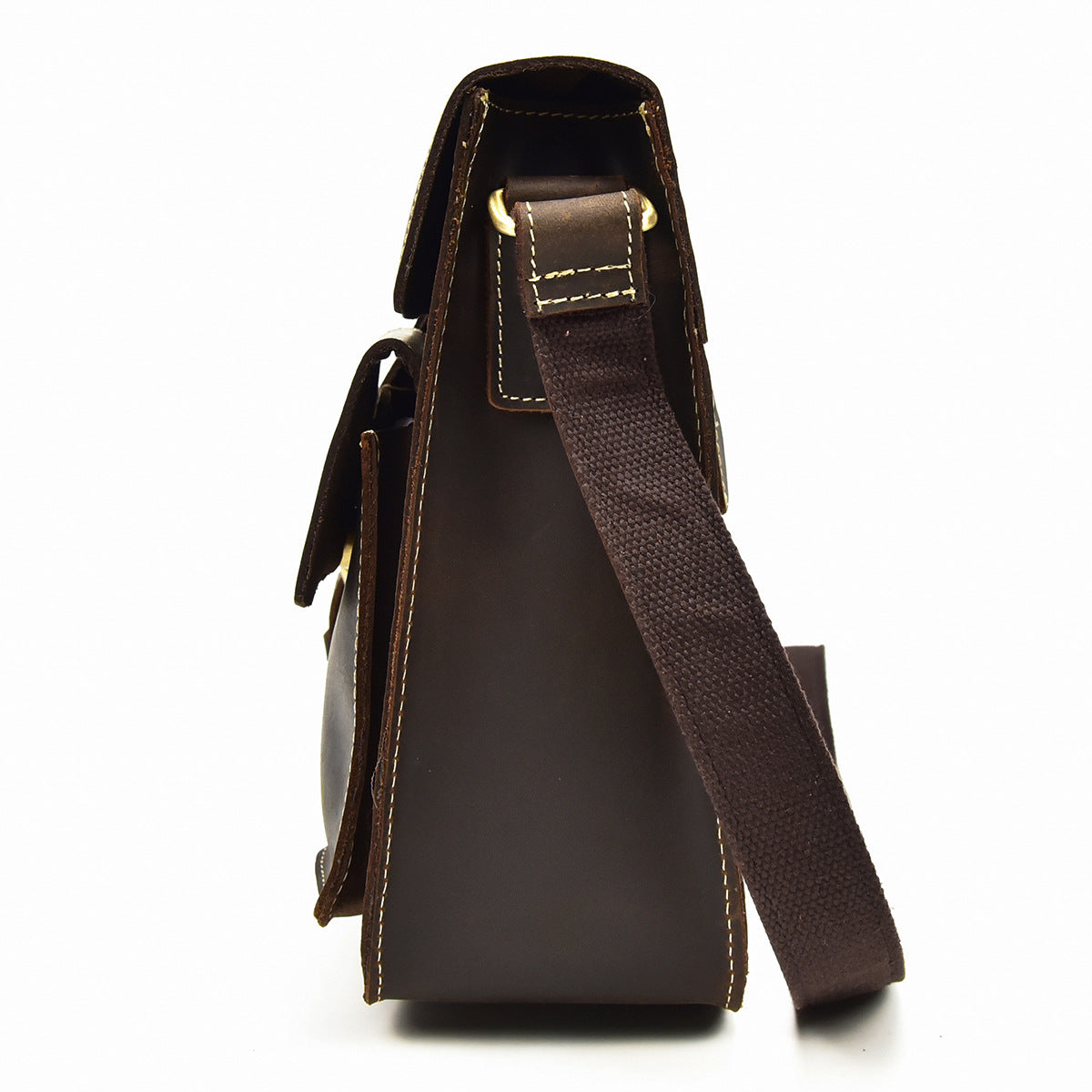 Men's Leather Crazy Horse First Layer Cowhide Men's Shoulder Bags