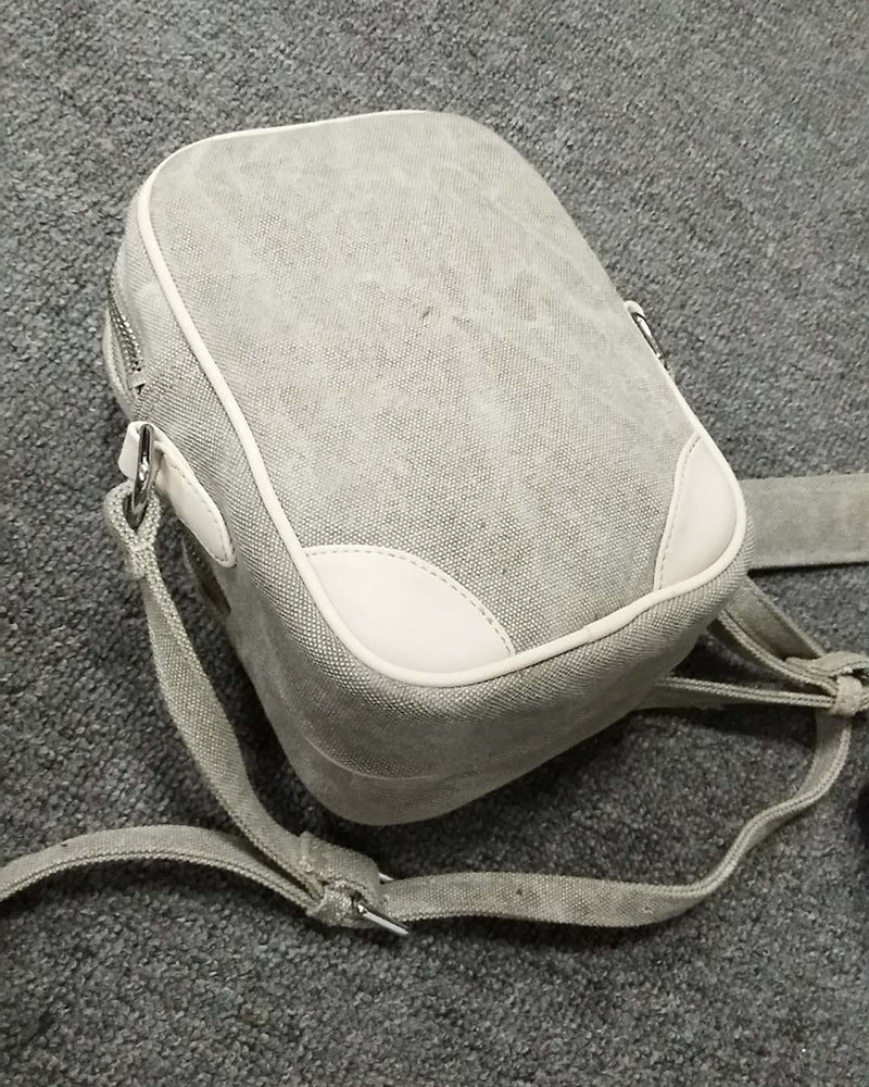 Women's Fashion Vintage Army Green Canvas Crossbody Bags