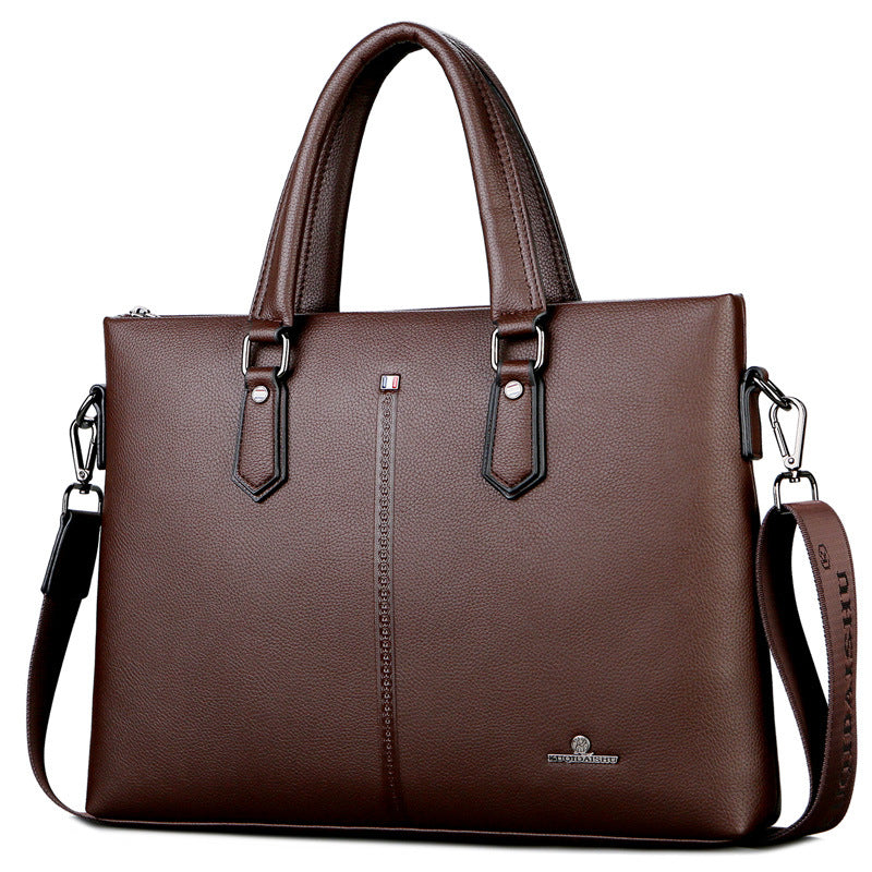 Men's Spring Fashion Business Cool Kangaroo Computer Men's Handbags