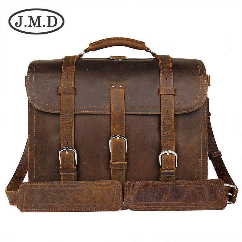 Men's Retro Personalized Portable Conference Computer Men's Briefcases