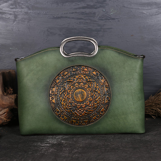 Women's Genuine Leather Fashion First Layer Cowhide Shoulder Bags