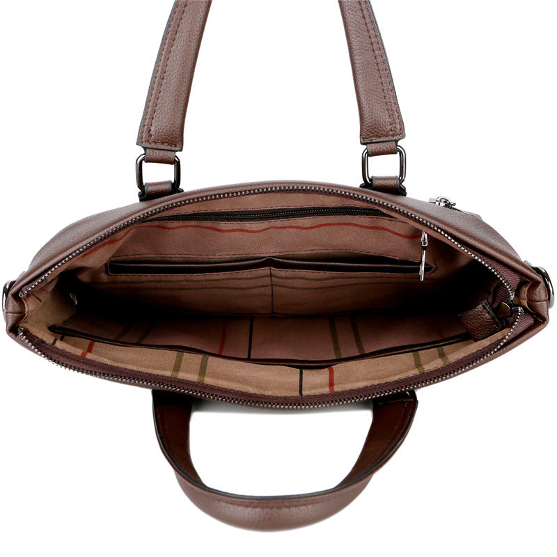 Men's Spring Fashion Business Cool Kangaroo Computer Men's Handbags