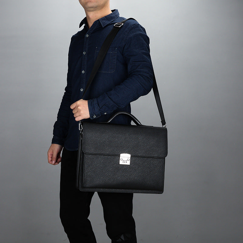 Men's Stylish Business Portfolio Password Computer Men's Briefcases