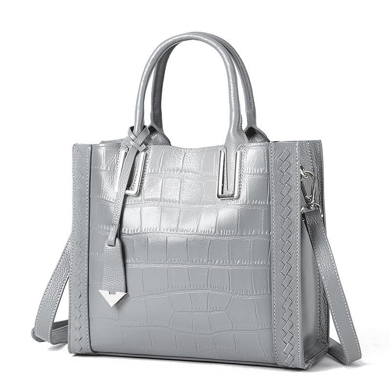 Women's Leather Big First Layer Cowhide High Sense Shoulder Bags