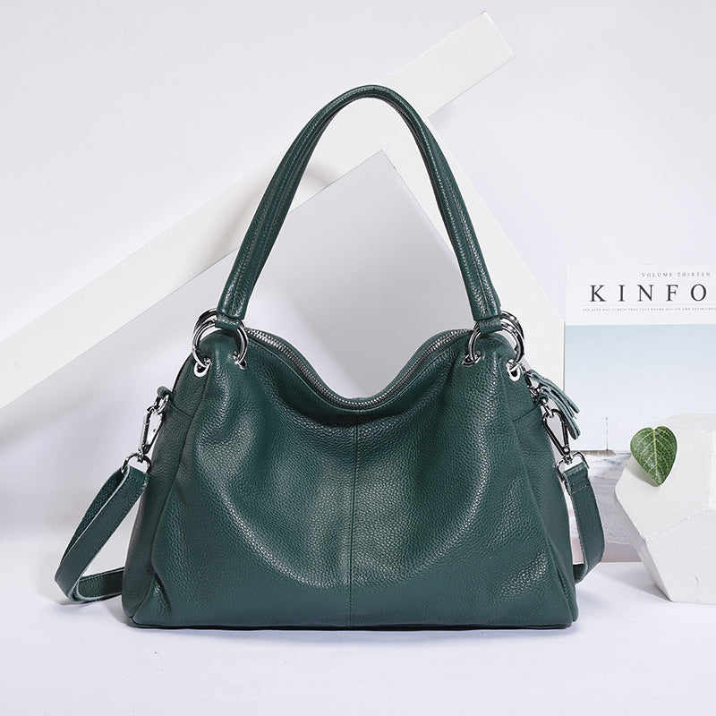 Women's Genuine Leather High Sense Light Luxury Niche Shoulder Bags