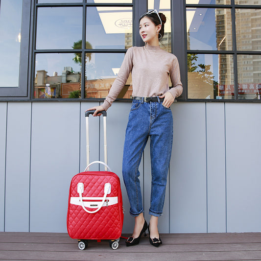 Women's Large Capacity Portable Korean Short-distance Boarding Travel Bags