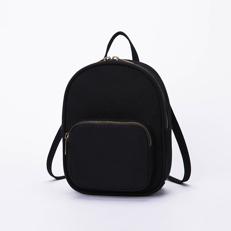 Women's Graceful Mini Korean Fashionable Canvas Backpacks