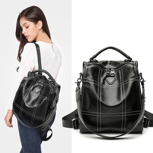 Women's Super Popular Soft Leather Vintage Korean Backpacks