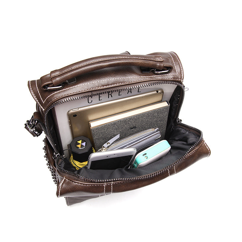 Women's Super Popular Soft Leather Vintage Korean Backpacks