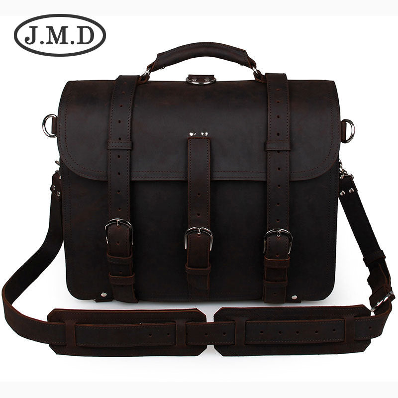 Men's Retro Personalized Portable Conference Computer Men's Briefcases
