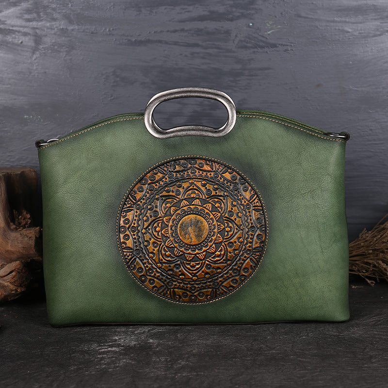 Women's Genuine Leather Fashion First Layer Cowhide Shoulder Bags