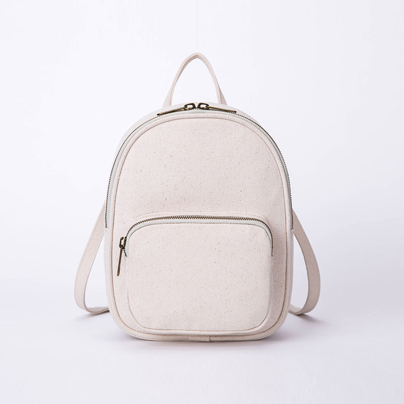 Women's Graceful Mini Korean Fashionable Canvas Backpacks