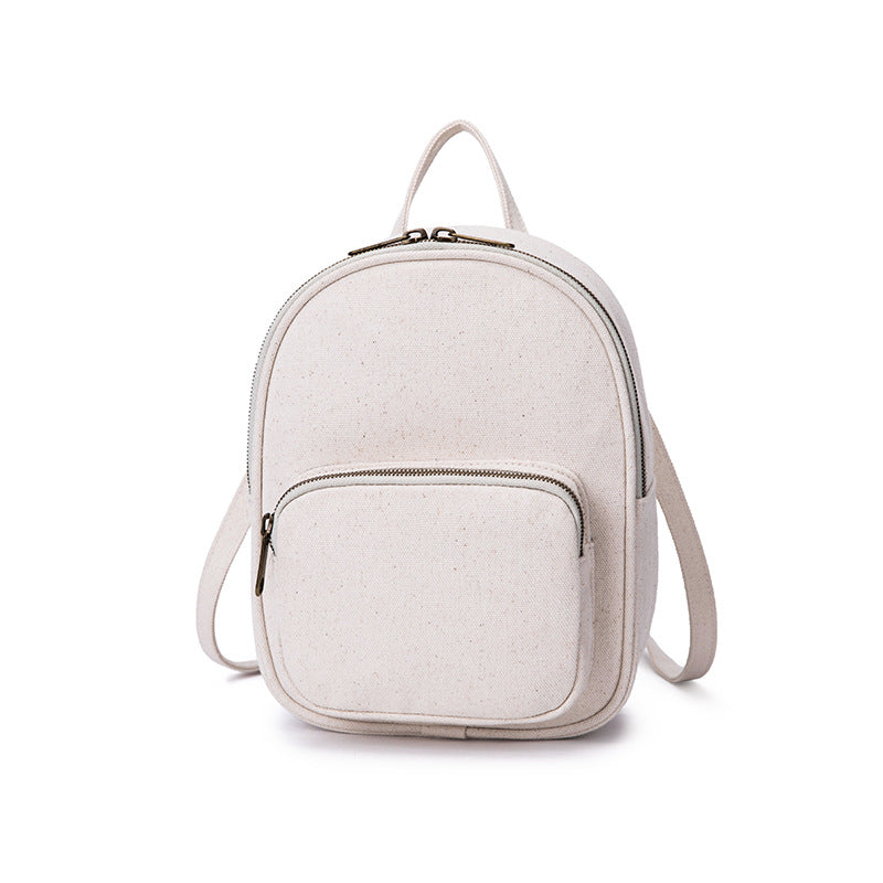 Women's Graceful Mini Korean Fashionable Canvas Backpacks