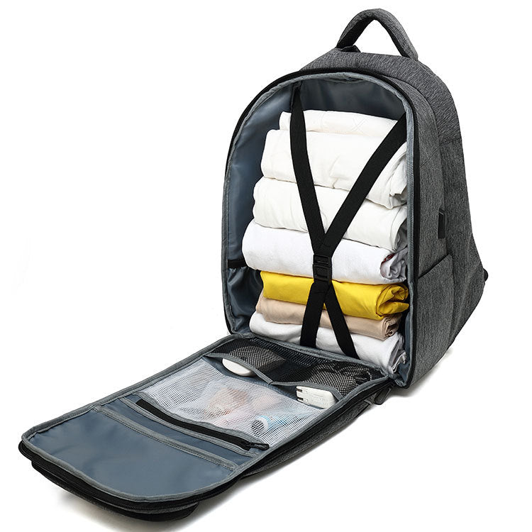 Men's Large Capacity Dry Wet Separation Korean Backpacks
