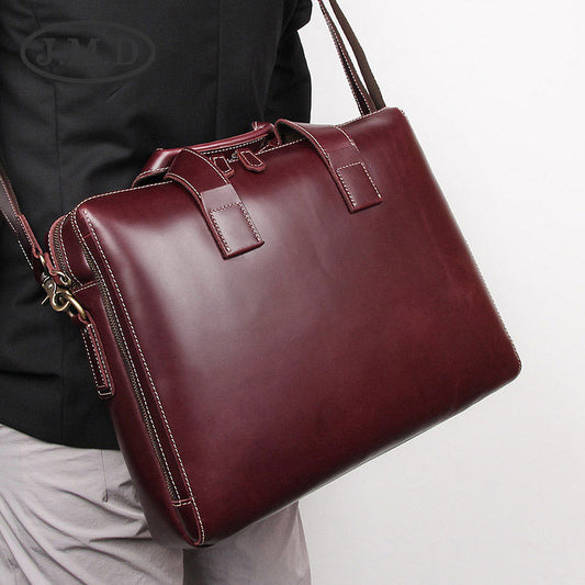 Men's Simple Fashion Business Computer First Layer Men's Briefcases