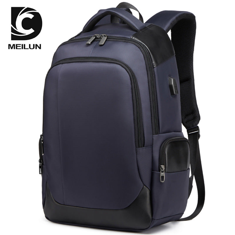 Breathable Wearable Business Computer Blue Waterproof Backpacks