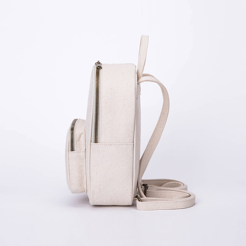 Women's Graceful Mini Korean Fashionable Canvas Backpacks