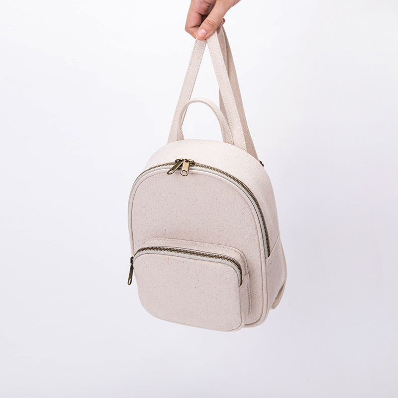 Women's Graceful Mini Korean Fashionable Canvas Backpacks