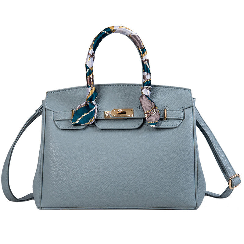 Women's Large Capacity Spring Korean Style Contrast Handbags