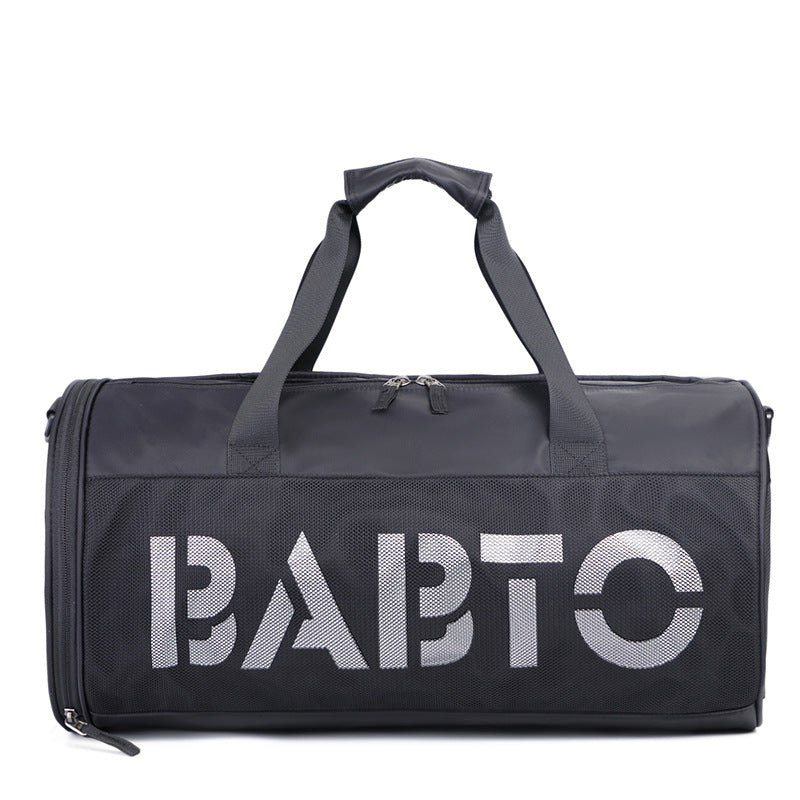 Women's & Men's & Training Dry Wet Separation Cylinder Travel Bags