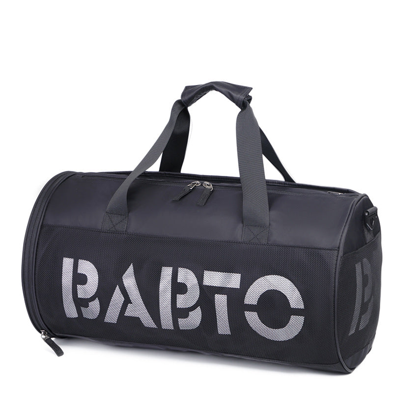 Women's & Men's & Training Dry Wet Separation Cylinder Travel Bags