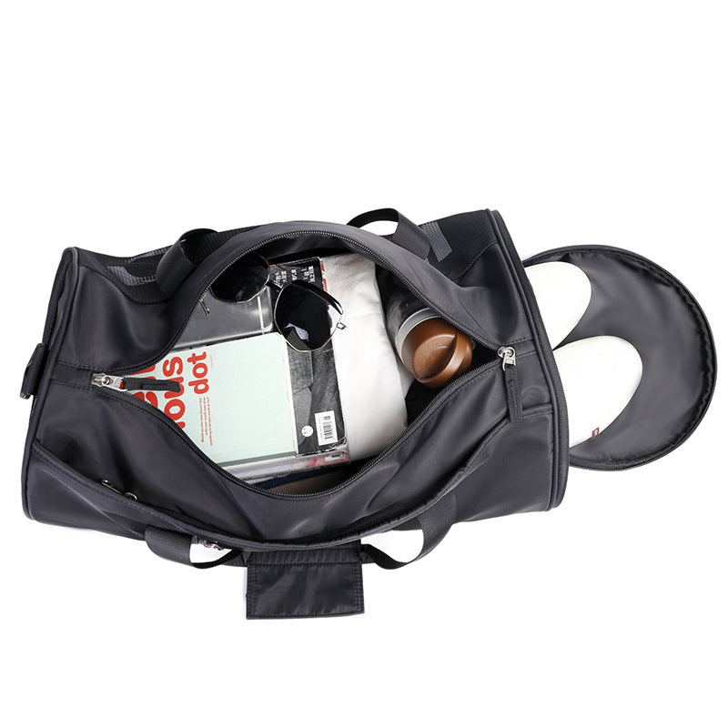 Women's & Men's & Training Dry Wet Separation Cylinder Travel Bags