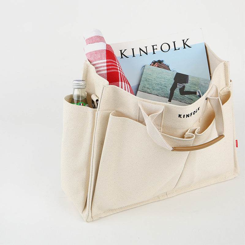 Women's & Men's & Canvas Large Capacity Fashion Men's Handbags